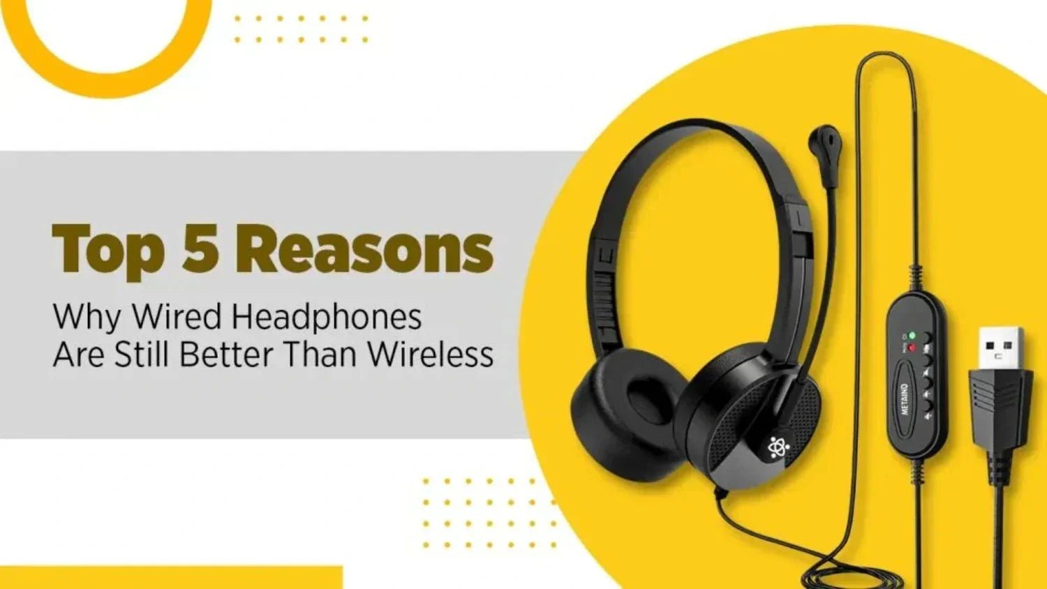 Top 5 Reasons Why Wired Headphones Are Still Better Than Wireless - Metaind