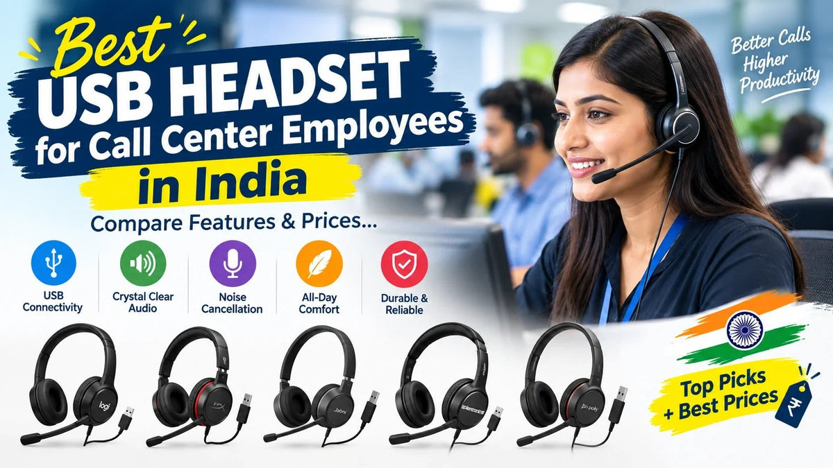 Best USB Headset for Call Center Employees in India: Compare Features & Prices - Metaind