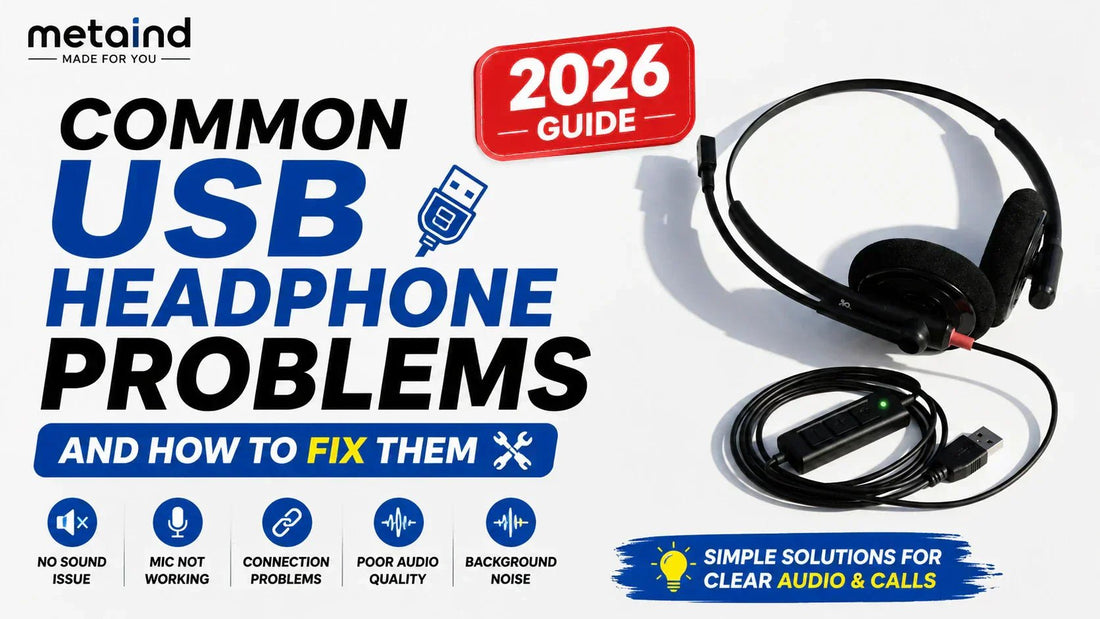 Common USB Headphone Problems and How to Fix Them (2026 Guide) - Metaind