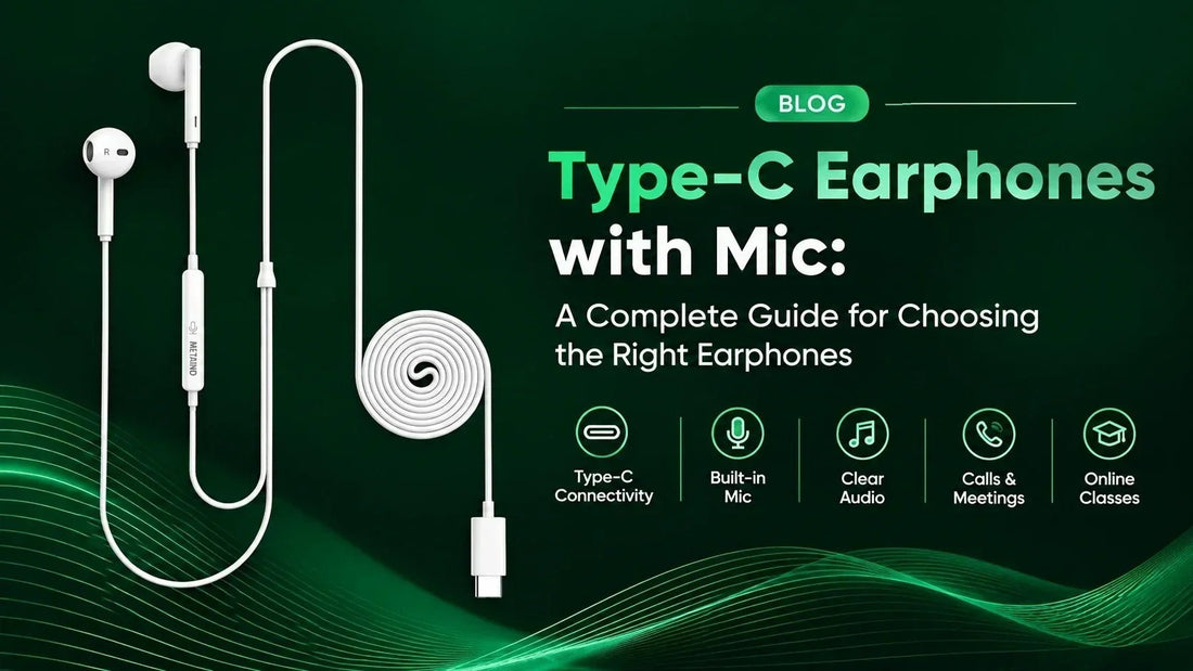 Type-C Earphones with Mic: A Complete Guide for Choosing the Right Earphones - Metaind