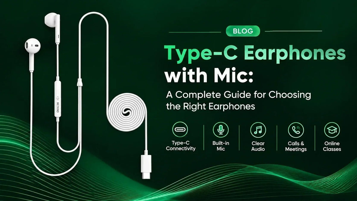 Type-C Earphones with Mic: A Complete Guide for Choosing the Right Earphones - Metaind