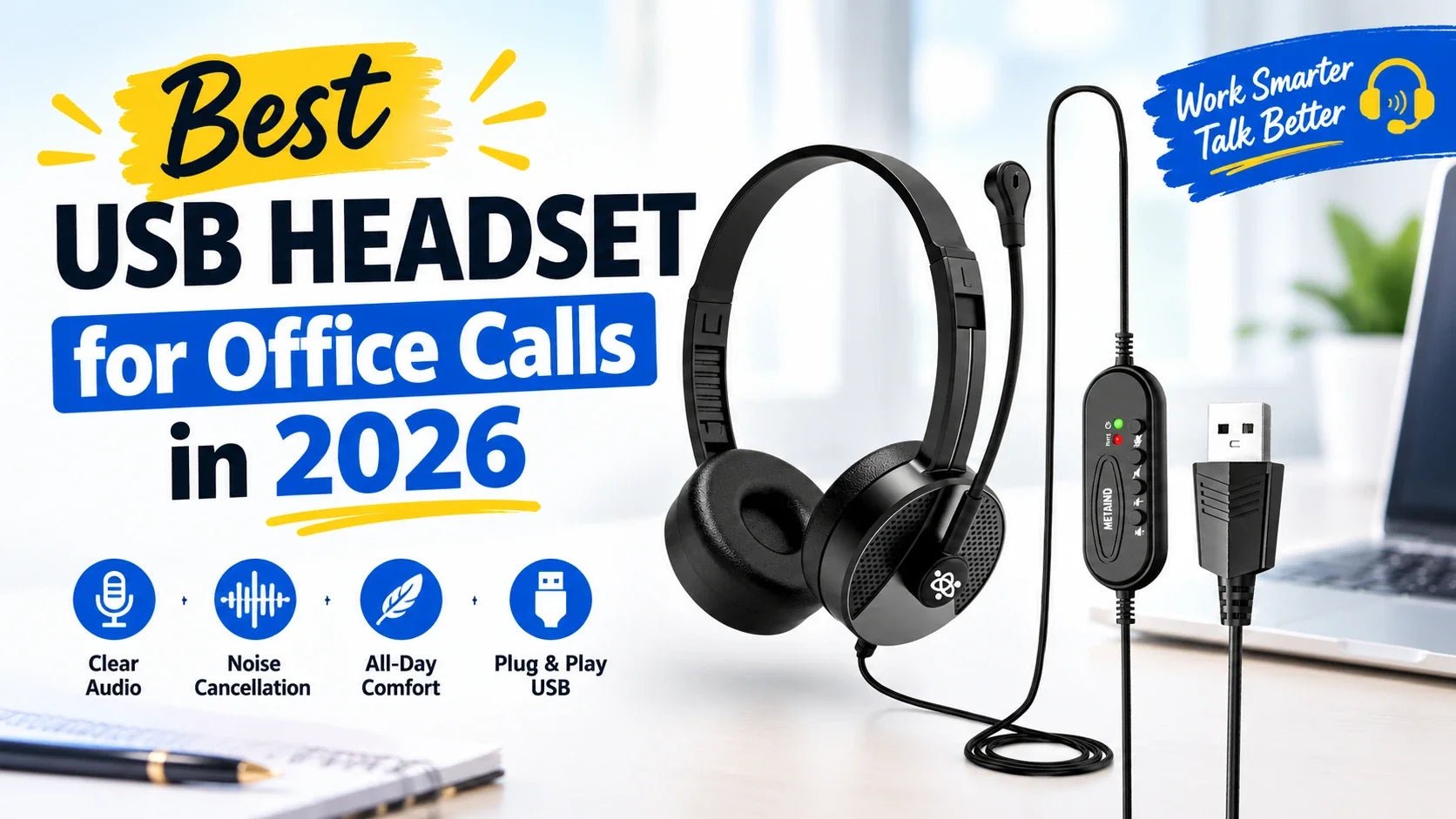 Best USB Headset for Office Calls in 2026 - Metaind