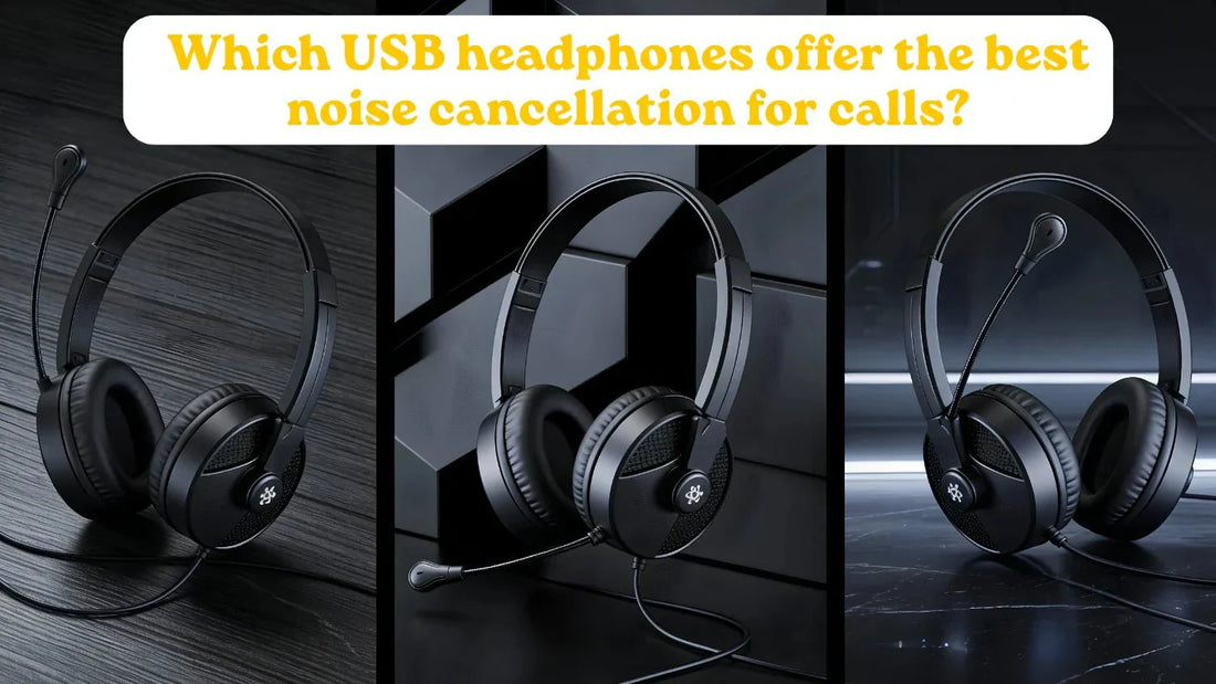 Which USB headphones offer the best noise cancellation for calls? - Metaind