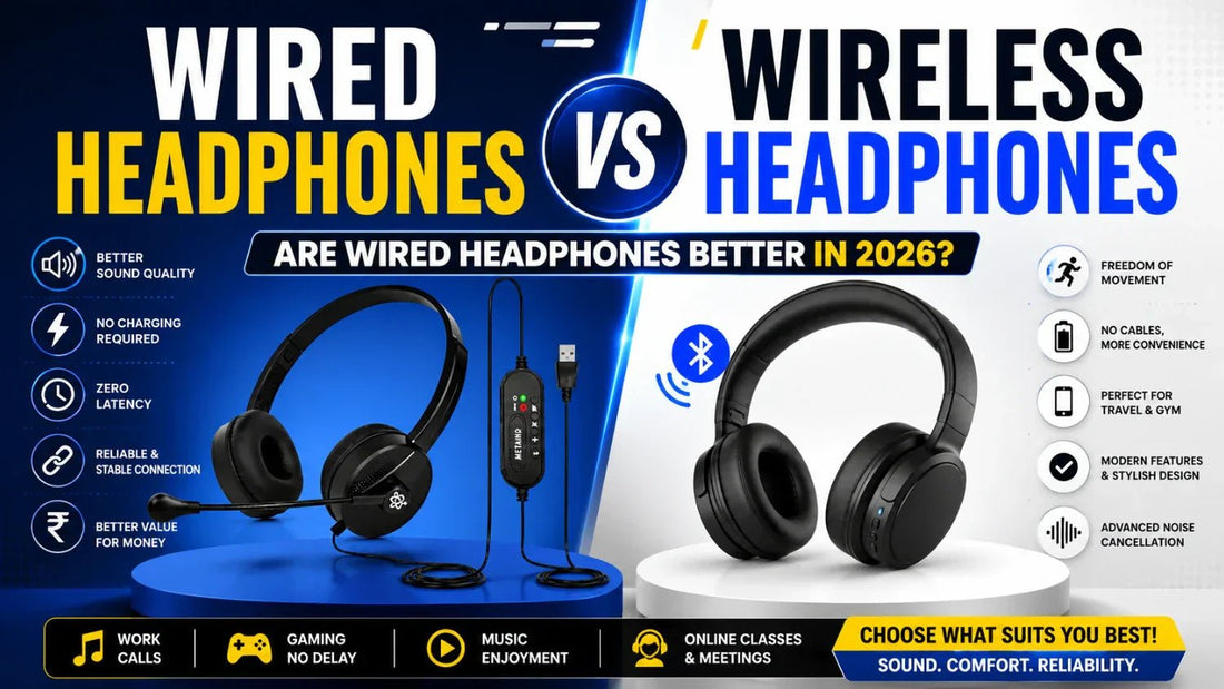 Wired Headphones vs Wireless: Are Wired Headphones Better in 2026? - Metaind