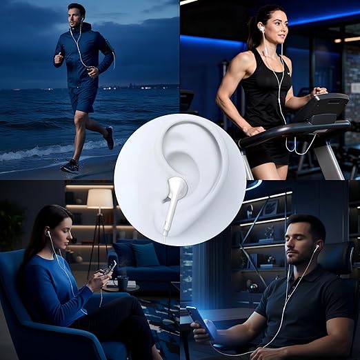  Type-C Earphones for Tablet With Mic, 