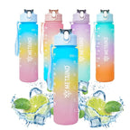 Motivational water bottle 1 litre
