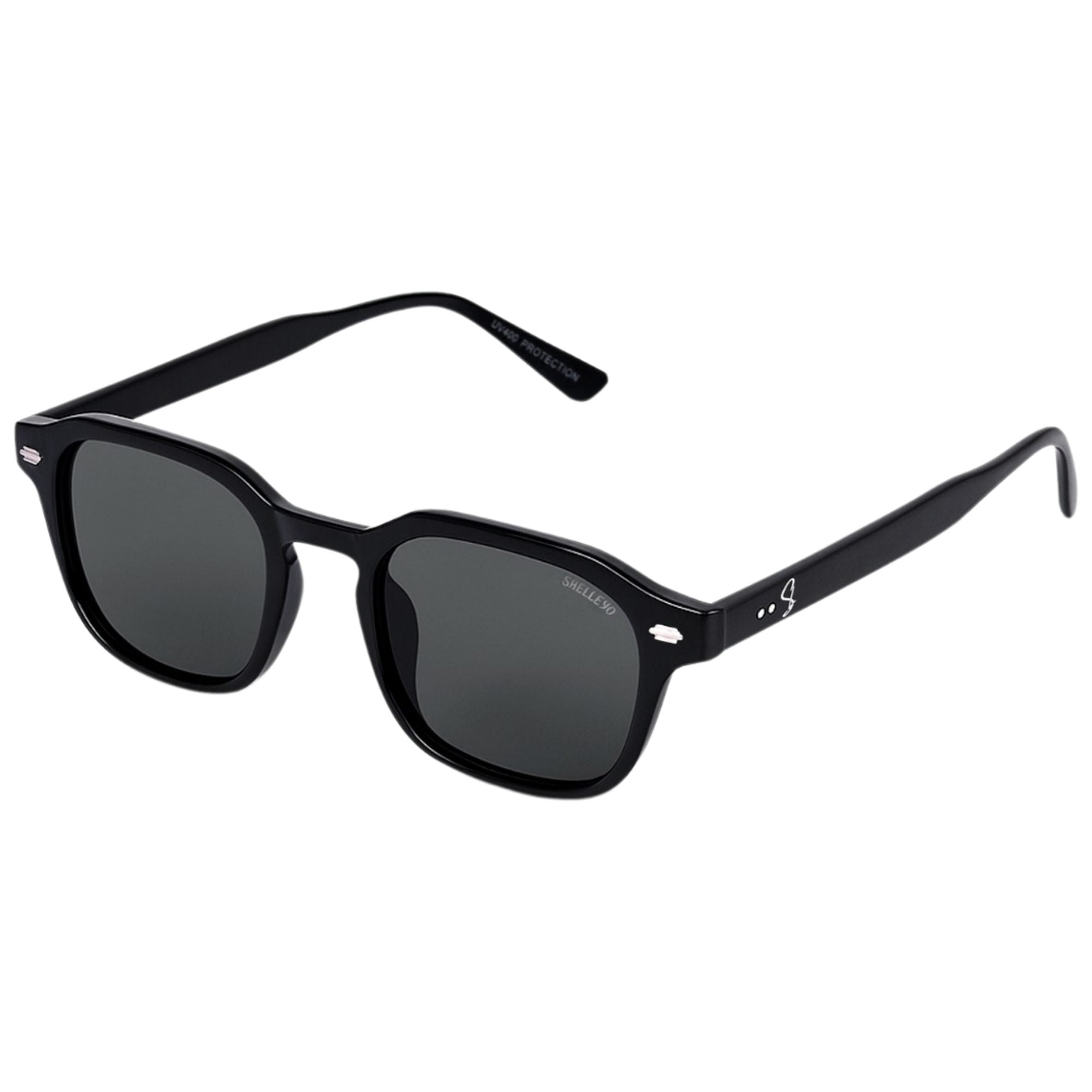 Unisex Wayfarer Sunglasses Black