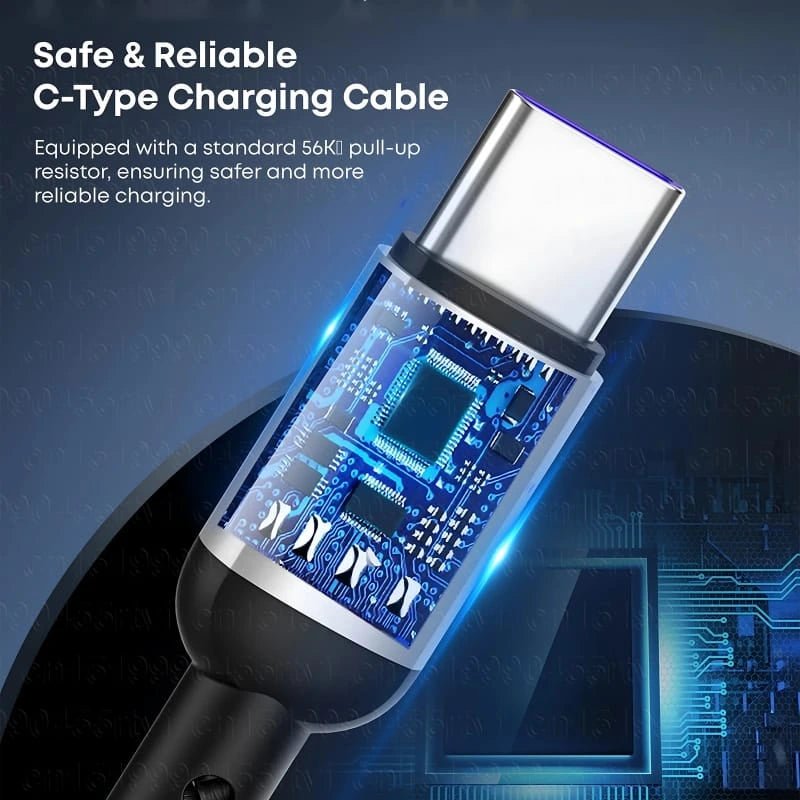 Metaind Unbreakable 3A Fast Charging Braided Type-C Cable Model: Meta_CR10 (HSN: 85447010) - Metaind