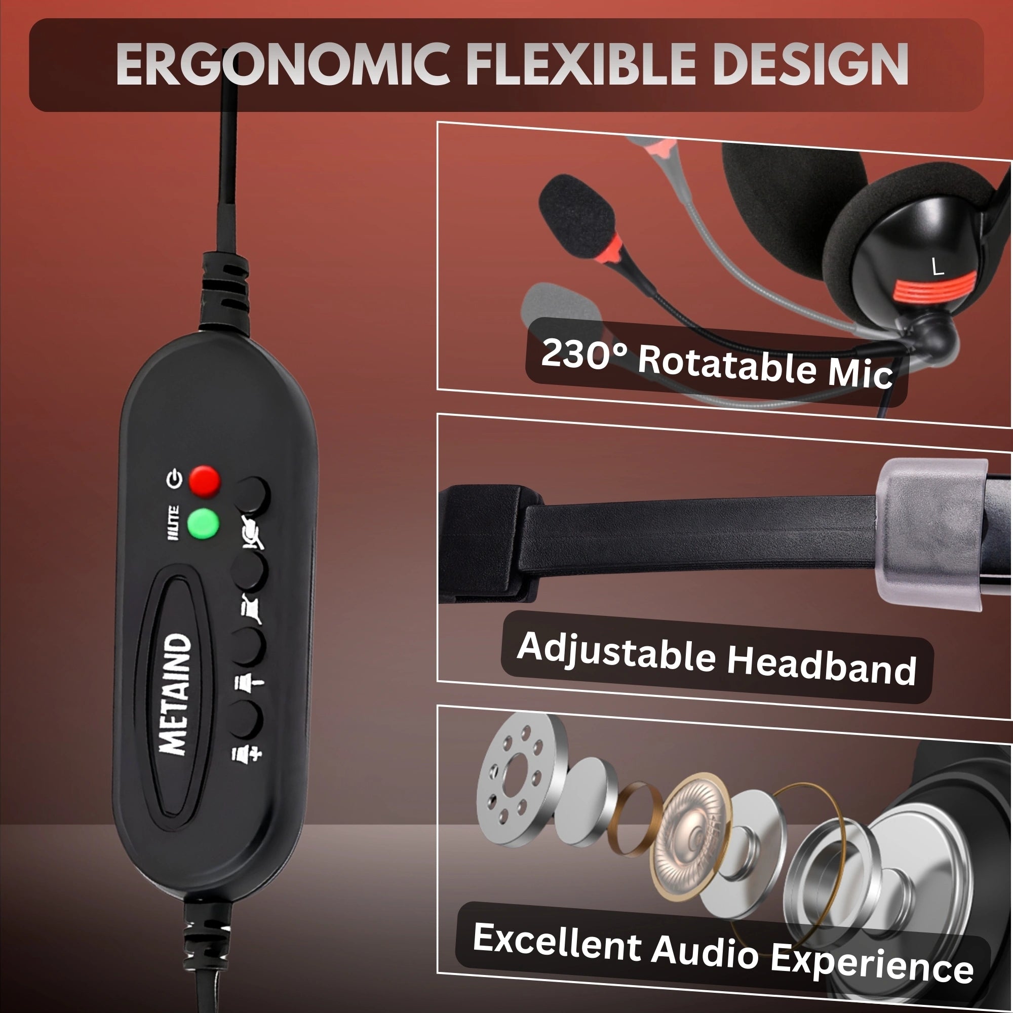 Mt440 ergonomic flexible design
