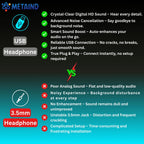 usb & 3.5mm Headphones