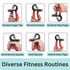 portable orange hand gripper