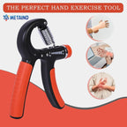 Metaind Adjustable Hand Gripper ,Model: META_HG60_Orange (HSN:95069990) - Metaind
