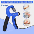 Metaind Adjustable Hand Gripper ,Model: META_HG60_Blue (HSN:95069990) - Metaind