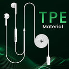 Metaind Wired USB Type-C Earphones for Android, Laptop & Tablet With Mic, Model: Meta_CT100 Pro (HSN:85183020) - Metaind