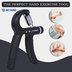 Metaind Adjustable Hand Gripper ,Model: META_HG60_Black (HSN:95069990) - Metaind