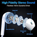 ct100 pro type c wired earphones