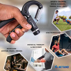 Metaind Adjustable Hand Gripper ,Model: META_HG60_Black (HSN:95069990) - Metaind
