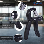 Metaind Adjustable Hand Gripper ,Model: META_HG60_Black (HSN:95069990) - Metaind
