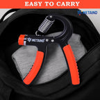 Metaind Adjustable Hand Gripper ,Model: META_HG60_Orange (HSN:95069990) - Metaind
