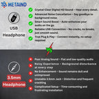 Comparison between USB and 3.5mm headsets