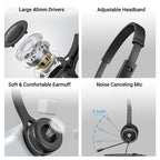 USB Headset With Mic