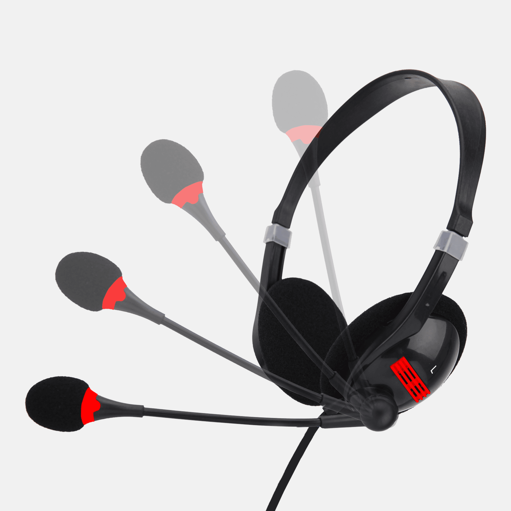 Wired headphones with mic