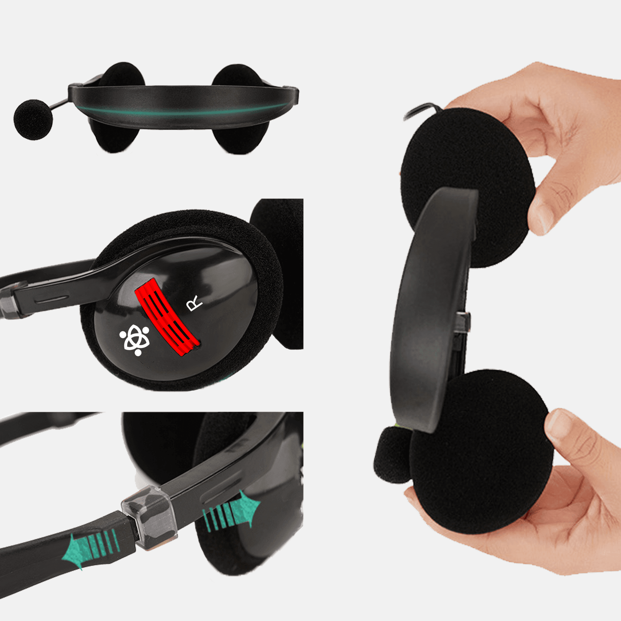 USB headset with mic