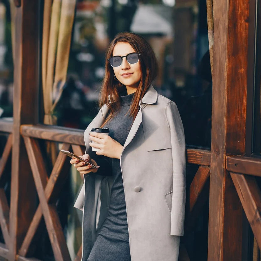 Woman stylish Wayfarer Sunglasses