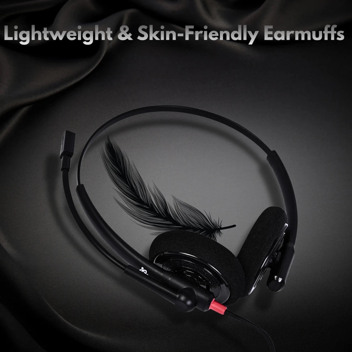Metaind MT500 headset with memory foam ear cushions