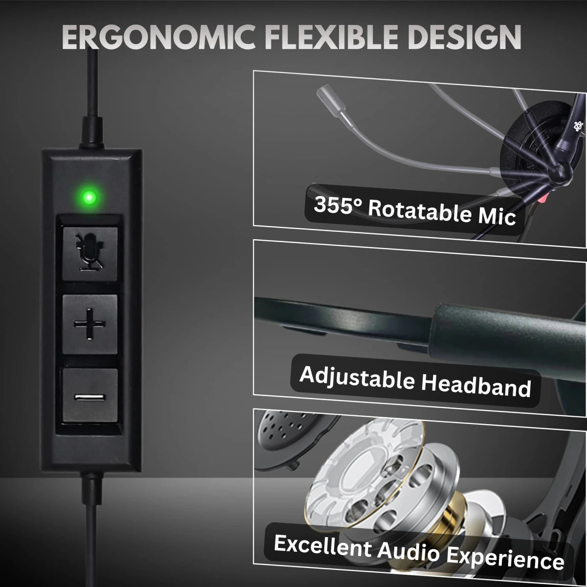 MetaInd MT500 ANC USB headset