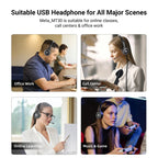 Metaind MT30 USB headset for online classes 