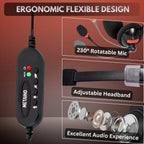 Metaind Lightweight USB Headset with Mic features