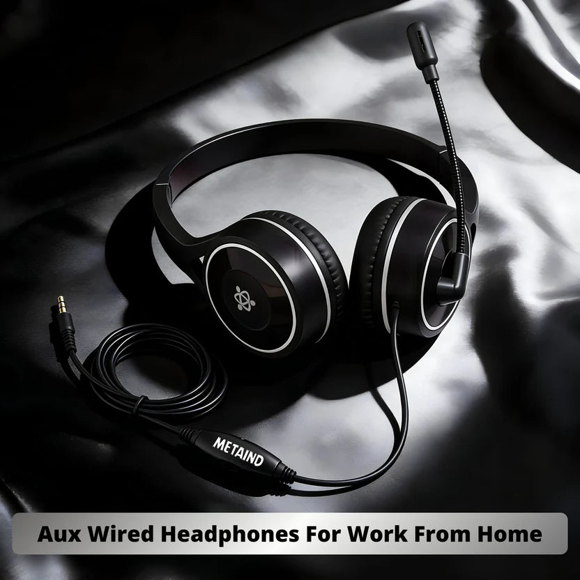 aux wired headphones for work from home