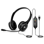 Metaind USB Headset with Mic, Model: Meta_MT30 (Black)(HSN:85183020) - Metaind