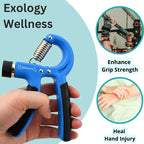 Metaind Adjustable Hand Gripper ,Model: META_HG60_Blue (HSN:95069990) - Metaind