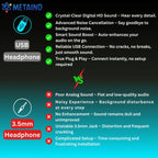 Comparison chart between USB and 3.5mm headphone 