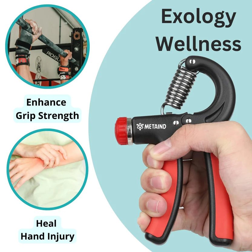 grip strength with hand gripper