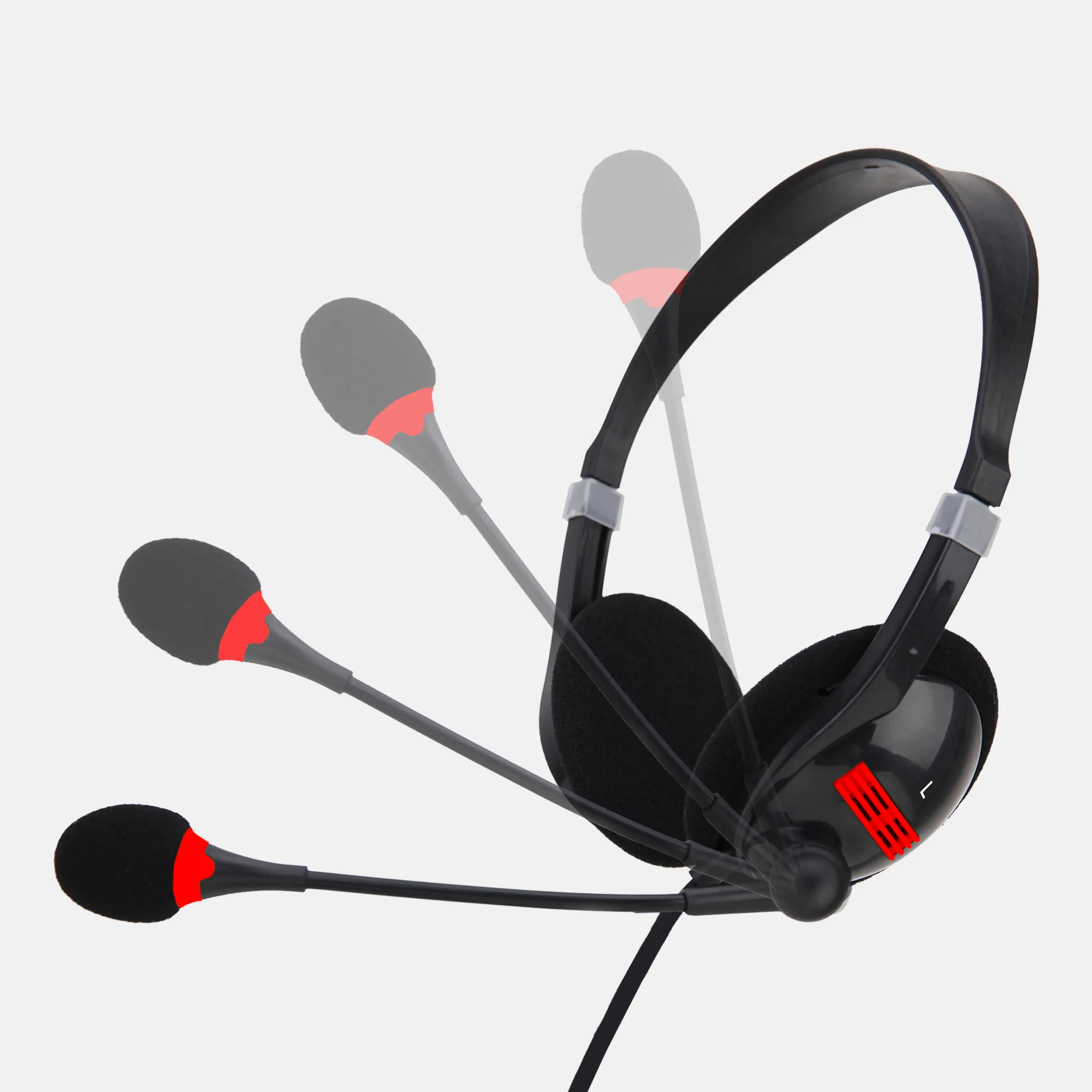 Wired headphones with mic