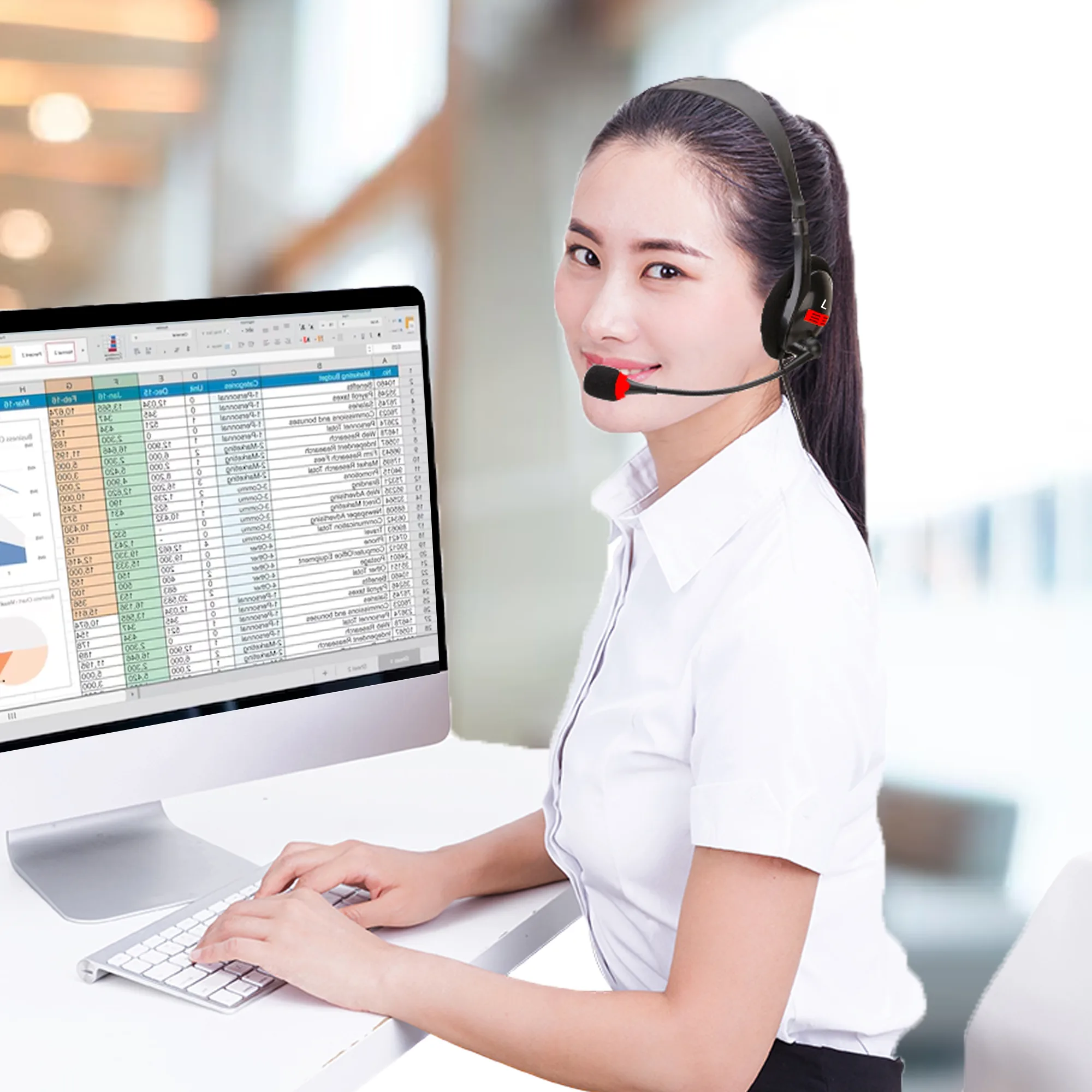 USB headset with mic