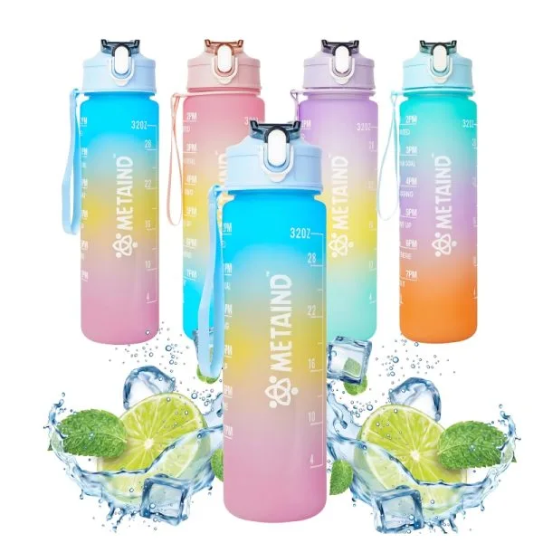 Motivational water bottle 1 litre