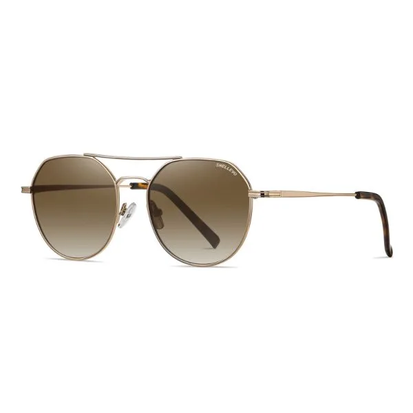 Shelleyo Unisex Aviator Sunglasses Golden