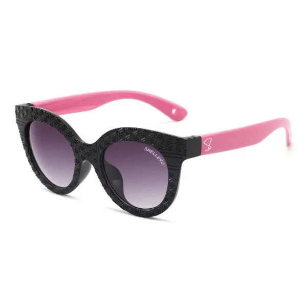Kids Cateye Sunglasses Pink Black
