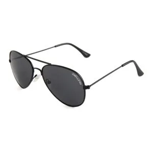 Unisex Kids Aviator Sunglasses Black