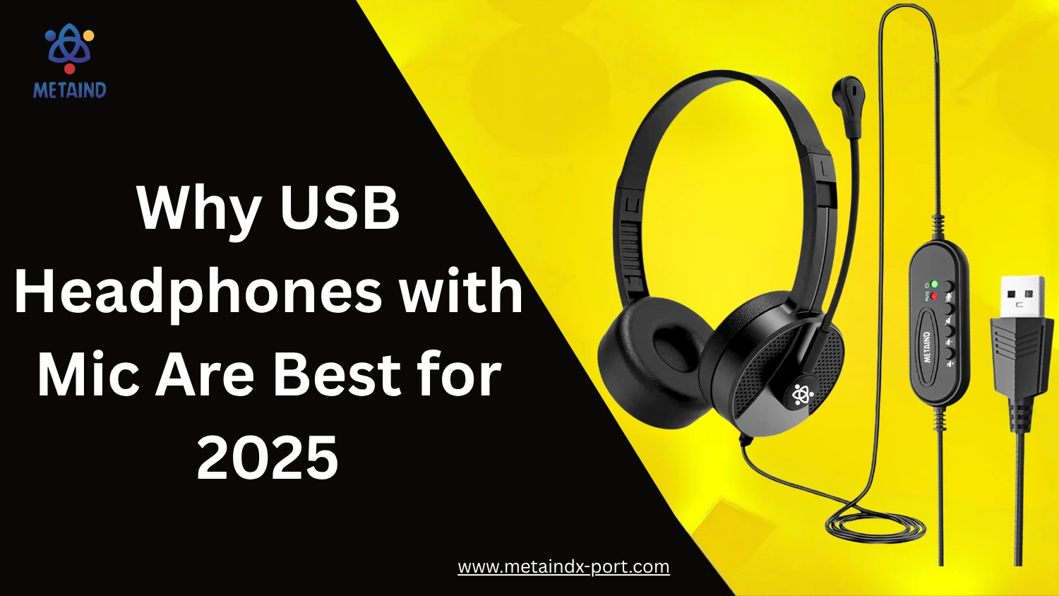 Why USB Headphones with Mic Are Best for 2025