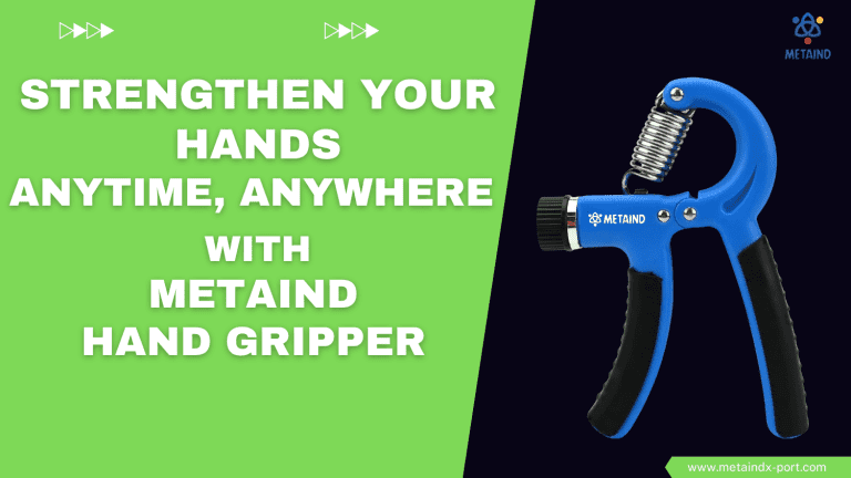 Strengthen Your Hands Anytime, Anywhere with Metaind Adjustable Hand Gripper