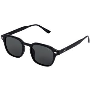 Shelleyo Unisex Wayfarer Sunglasses, Model: SLM6023C5 (Black)(HSN:90041000)
