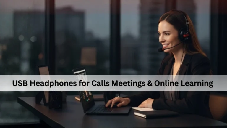 USB Headphones for Calls Meetings