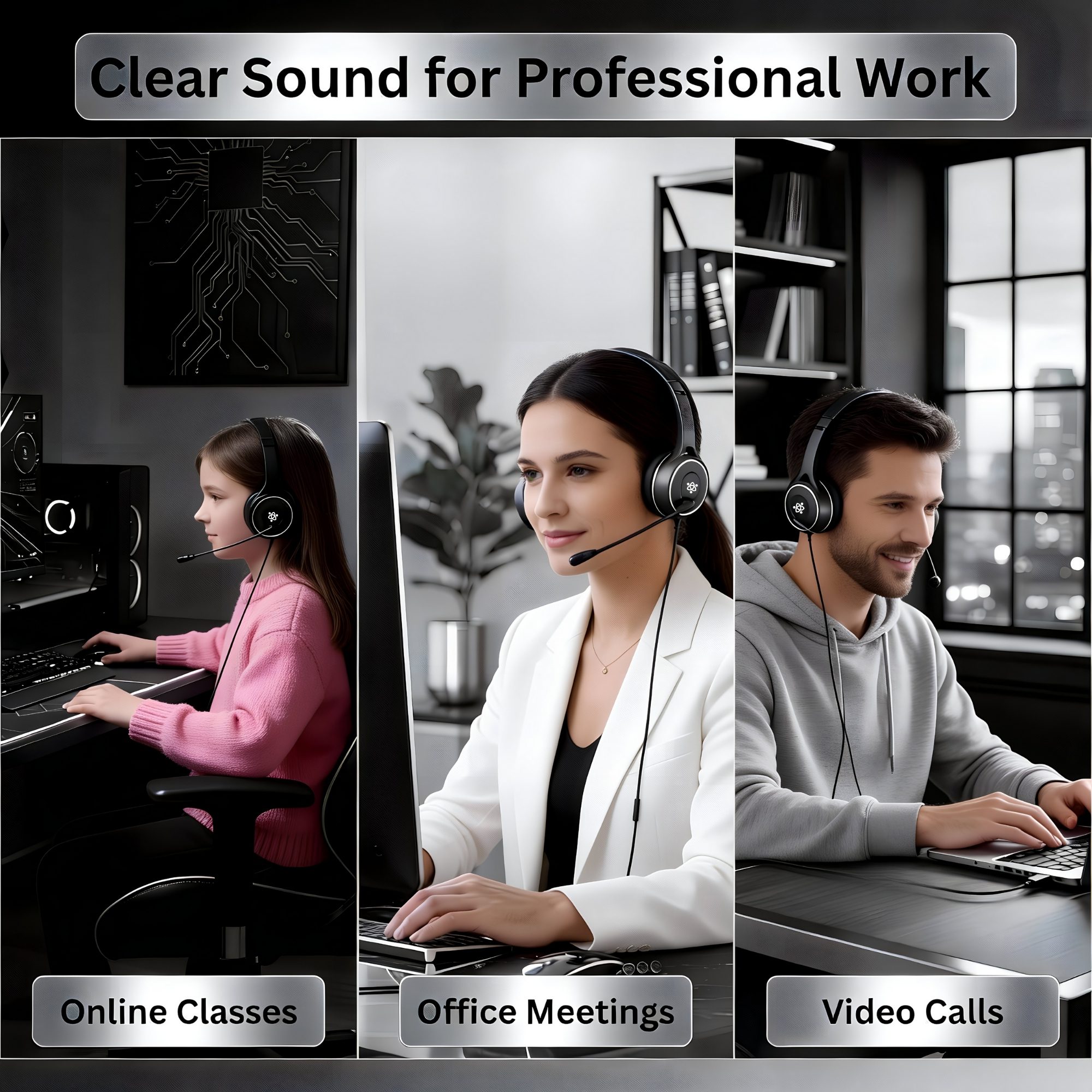 Metaind Wired 3.5 MM Headphone with Mic, Model: MT30_3.5MM (Black)(HSN:85183020) - Image 8