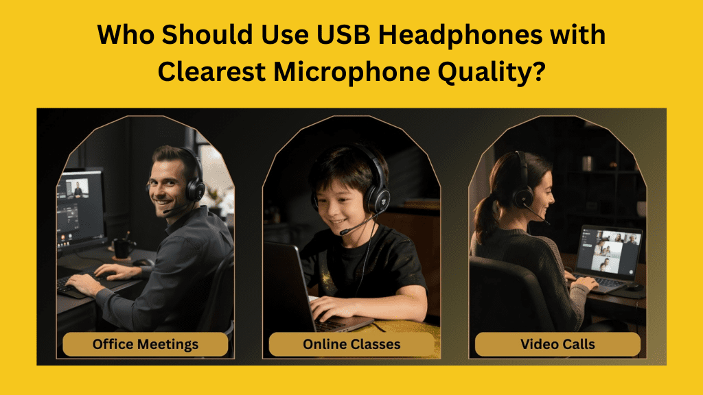 Who Should Use USB Headphones with Clearest Microphone Quality?